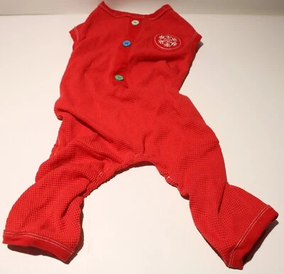 Wondershop Dog Pajamas Jumpsuit MED Lightweight Thermal Holiday Winter 18" Back - Imagem 1 de 4