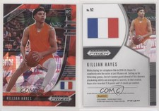 2020-21 Panini Prizm Draft Picks Red Ice Prizm Killian Hayes #52 Rookie RC