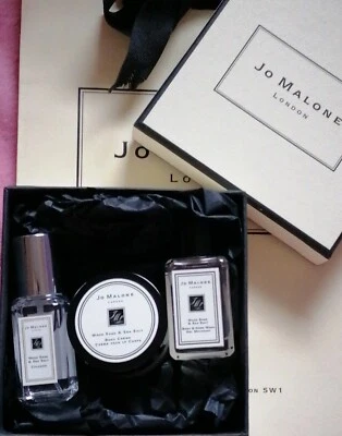 JO MALONE WOOD SAGE AND SEA SALT COLOGNE SET - BOXED WITH FREE GIFT BAG