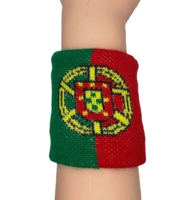 Portugal Flag Portuguese Sweat Wristband  - Image 1 of 2