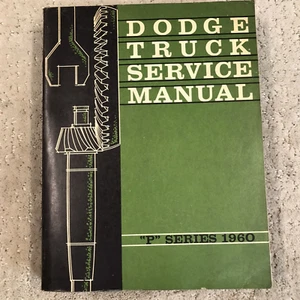 1960 Dodge Truck P Series Service Shop Manual Original - Bild 1 von 4