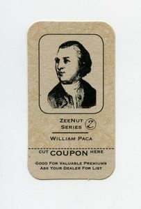 #TN13627 WILLIAM PACA Z-Light UV Game Card