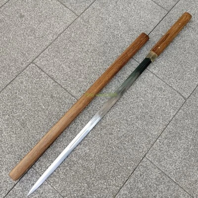 Espada Samurai Hecha a Mano Katana T1095 Acero al Carbono Hoja Muy Afilada Madera Hualee Sa Foto 1 de 4