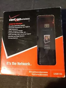 Verizon Modem No Contract Mobile Broadband USB Stick Modem USB720 Untested - Picture 1 of 6
