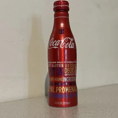Алюминиевая бутылка Coca Cola США инаугурационный морской оазис 2009 Royal Caribbean - Изображение 1 из 4