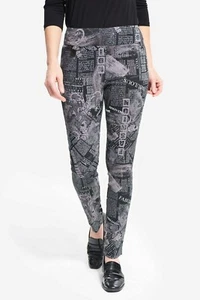 Joseph Ribkoff 214275 UK Size 12 Black/Grey Trousers Original Price£155.00 - Picture 1 of 6