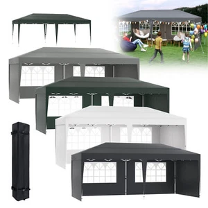 3 x 6m Faltpavillon Pavillon UV Gartenzelt Partyzelt Stabil Faltbar Wasserdicht - Bild 1 von 20