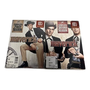 MAVERICK Complete FIRST & SECOND Season (1957-1958) DVD James Garner SETS NEW - Picture 1 of 2