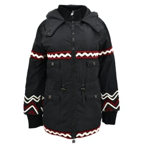 Chanel Sport Line Zip Up Hooded Jacket Black 07A #38 192958 - Picture 1 of 10