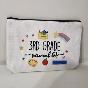 3rd Grade Survival Kit Kids School Supply Pouch - Picture 1 of 1