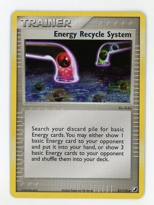 Energy Recycle System Holo - Pokemon 2005 Unseen Forces #81 MINT - Image 1 of 2