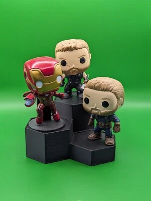 Action figure display stand, Giants Causeway Inspired display 3DPrinted Funko - Image 1 of 4