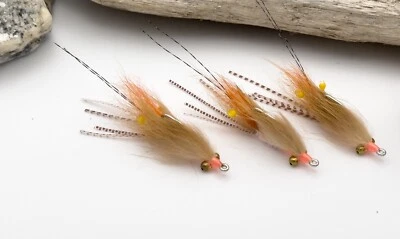 Креветки для нереста Ascension Bay Petersons размер 4 или 6 (3 мухи) - крючки Gamakatsu! - Изображение 1 из 2