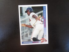1999 Grandstand Danville Braves Damien Jones Card (B60) Atlanta Braves