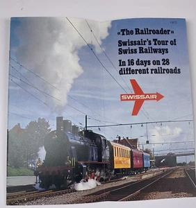 Horario ferroviario Swissair Railroader 1970 - Imagen 1 de 3