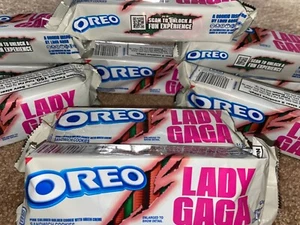 Lot of 4 Lady Gaga Oreos Chromatica Small Individual Pack of 6 cookies - Picture 1 of 12