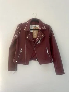 Numero Brand Faux Leather Jackets Studded. Premium Women’s Outwear. Size S. NWT - Picture 1 of 3