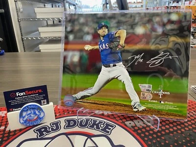 Max Scherzer Autograph 2023 World Series 8 x 10 Photo - Fanatics Authentication - Image 1 of 3