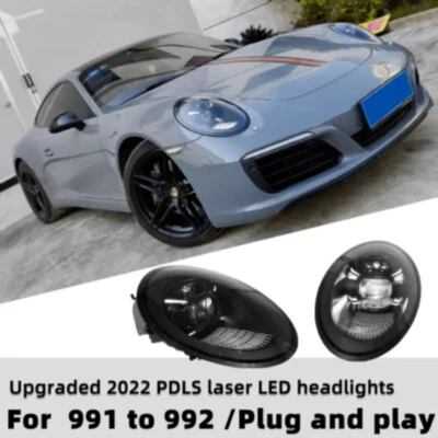 Par de luces delanteras 2020 mejora conjunto de faros para Porsche 911 2012-2018 Foto 1 de 4