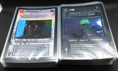 Star Wars CCG Reflections 1 I Foil Cards Lot DS LS Commander Luke, Princess Leia - Image 1 of 4