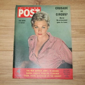 Bilderpost Juni 1956 Kim Novak Film Sophia Loren Vintage 50er Jahre Magazin - Bild 1 von 6
