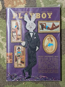 PLAYBOY MAGAZINE JANUARY 1968 HOLIDAY ANNIVERSARY ISSUE GOOD CONDITION - Foto 1 di 1