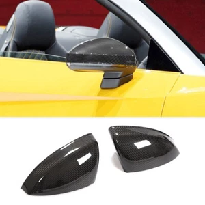 Für Audi TT 2015-2019 TTS R8 2016-19 Kohlefaser Außenspiegel Abdeckung Kappen Add On - Bild 1 von 12