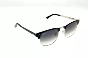 Lentes Ray Ban Clubmaster marco de metal negro/gris degradado RB3716 9004/71 51 mm - Imagen 1 de 7