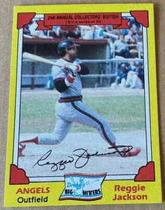 REGGIE JACKSON HOF 1982 TOPPS DRAKES KARTE #19 EX-MT Zustand - Bild 1 von 2