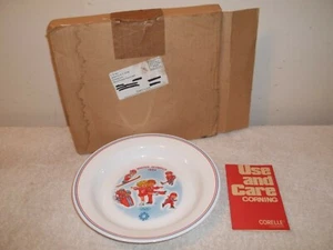 Vtg Corelle 1984 Winter Olympics Campbell's Kids Soup Bowl & Original Mailer Box - Picture 1 of 10