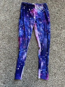 Epic Threads Girls Galaxy Space Stars Leggings Size L - Picture 1 of 3