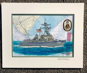 USS Jason Dunham DDG-109 Kunstdruck US Navy Schiff Naval Station Mayport FL Veteran - Bild 1 von 3