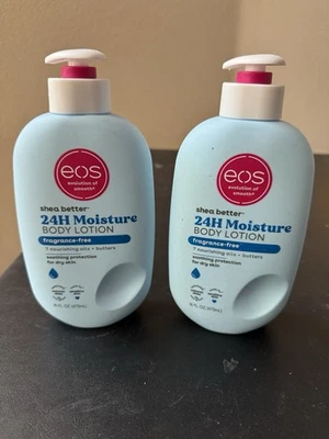 2 PK - eos Shea Better Body Lotion - Fragrance Free, 24-Hour Hydration Skin Care - Image 1 of 2