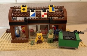Lego SpongeBob 3825 Krusty Krab Set 99% Complete