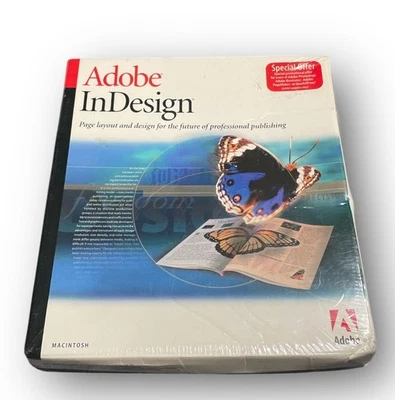 Adobe InDesign 1.0 For Macintosh- Promo Version New Sealed - Image 1 of 3