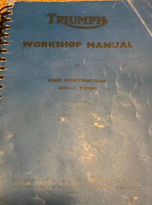 Triumph 650 Twin Unit Construction TR6 Trophy T120 Bonneville Workshop Manual - Image 1 of 4