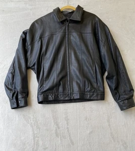 HERREN NEIMAN MARCUS LEDER BOMBER JACKE GR 42 VINTAGE - Bild 1 von 12