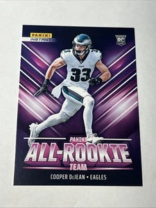 2024 2025 Panini Instant All Rookie Team RC en main /314 Cooper DeJean - Photo 1/2