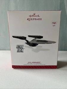 2014 Hallmark recuerdo luz mágica ornamento Star Trek EE. UU. VENGEANCE NUEVO - Imagen 1 de 6