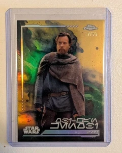 Tarjeta Topps Cromada Star Wars 2024/50 Oro Aerubesh Obi-Wan Kenobi Paralelo A-67 - Imagen 1 de 2