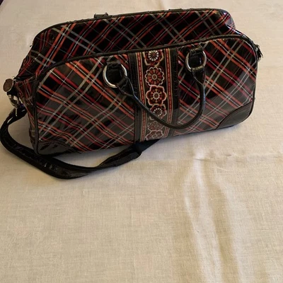 Bolsa de viagem Vera Bradley grande Duffle Weekender para pernoite - Imagem 1 de 4