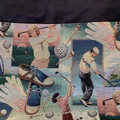 Vintage Danny K  womens  shoulder Golf purse large shoulder bag Used item - Image 1 of 4