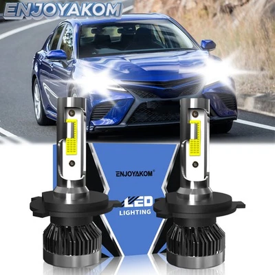 For Toyota Camry 1983-1999 White Combo LED Headlight High Low Beam Bulbs Kit 2x - Изображение 1 из 4