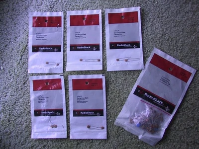 LOTE DE CONDENSADORES DE DISCO CERÁMICO RADIO SHACK Foto 1 de 4