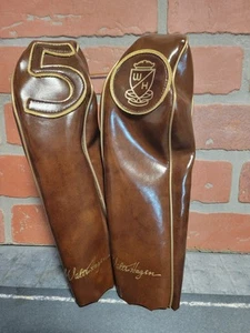 Walter Hagen Leather Golf Club Headcover Vintage Look In Great Condition - Picture 1 of 7