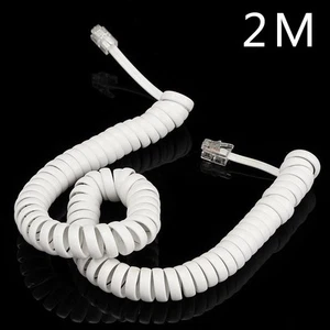 Telephone Handset Cord Telephone Handset Cable Extension Curly New Hot - Zdjęcie 1 z 7