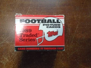 1989 Topps Traded Football Complete Set #1-132 Barry Sanders Deion Aikman Rookie - Bild 1 von 5