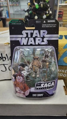 Figura de acción Chief Chirpa 2006 nueva en caja colección saga Star Wars 3,75" #039 Foto 1 de 4