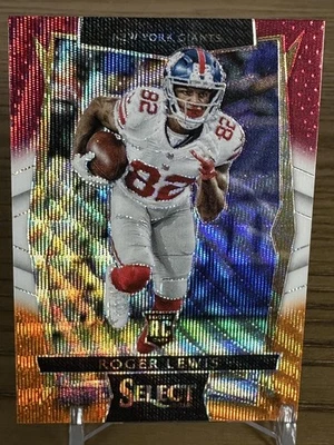 2016 Panini Select #11 Roger Lewis Rookie Tri-Color Prizm New York Giants - Image 1 of 2