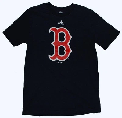 Boston Red Sox Boys Medium, Large & XL "B" Tee NWT MLB by Adidas Free SHIP USA - Image 1 of 2